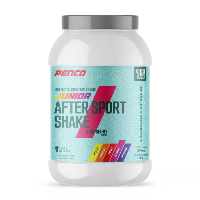 JUNIOR AFTER SPORT SHAKE 1500g, rôzne príchute - Čokoláda+cookie