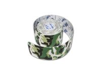 BB Tape - kineziologický tejp 5 cm x 5 m - s dizajnom maskovania - Hnedá