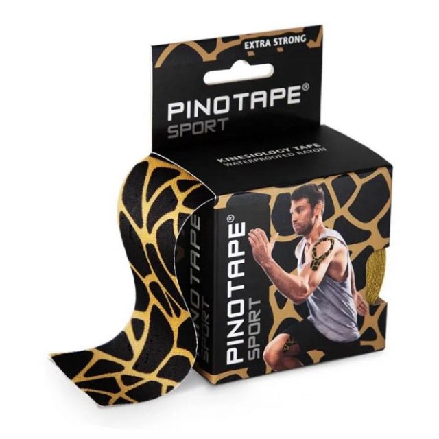 Pino Tape Sport – Kineziologický tejp 5 cm x 5 m - rôzne farby - Svetlá broskyňa