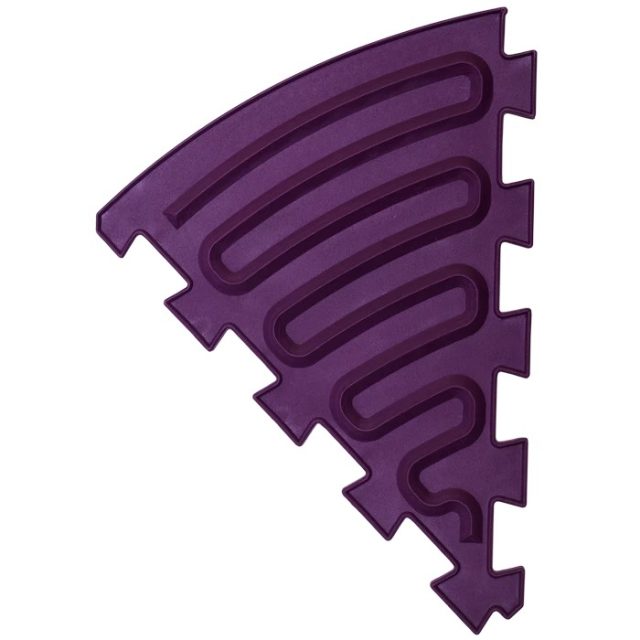 Puzzle Trojuholník Had - Fialová