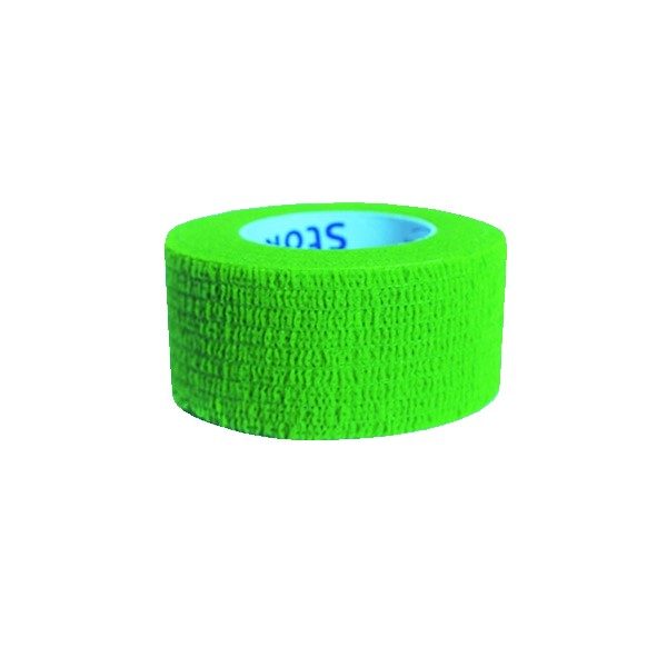 Stokban elastický samolepiaci obväz 2,5 cm x4 ,5 m – rôzne farby - zelená-neon