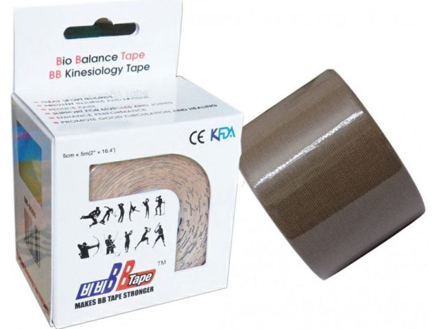 BB Tape - kineziologický tejp 5 cm x 5 m - rôzne farby - S mašličkami