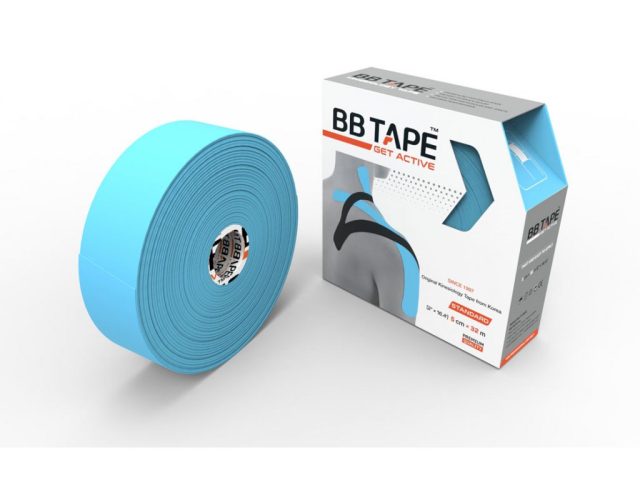 BB Tape JUMBO - kineziologický tejp 5 cm x 32 m - rôzne farby - Ružová