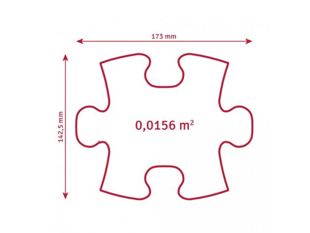 Set ortopedických podložiek - Mini puzzle