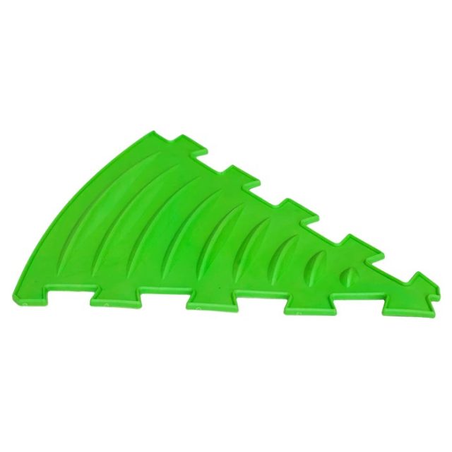 Puzzle Trojuholník Vlny - Zelená