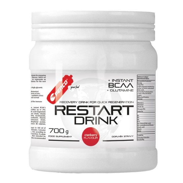 RESTART DRINK 700g, rôzne príchute - Brusnica