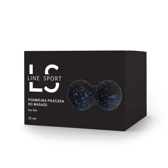 Duoball dvojitá loptička Line Sport Ø 12 cm - Čierno - zelená