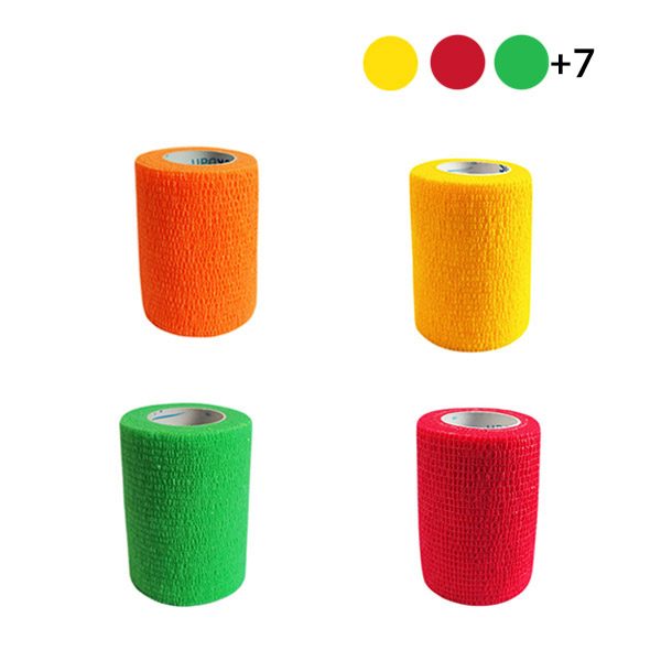 Stokban elastický samolepiaci obväz 7,5 cm x 4,5 m – rôzne farby - Tmavo zelená