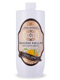 TOMFIT - masážna emulzia ZÁKLADNÁ s parfumáciou 1000ml