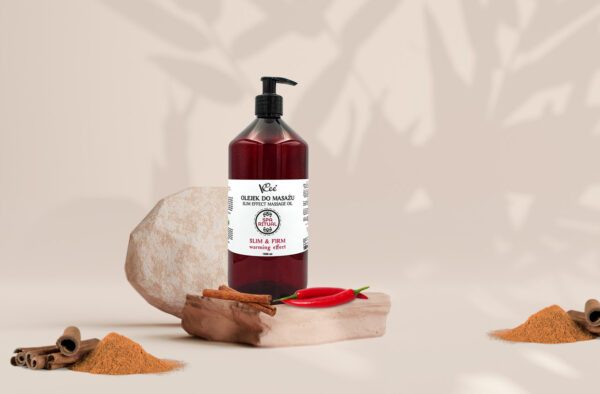 Prírodný vegánsky masážny olej Vcee 1000 ml - rôzne vôňe - 6857/SIP