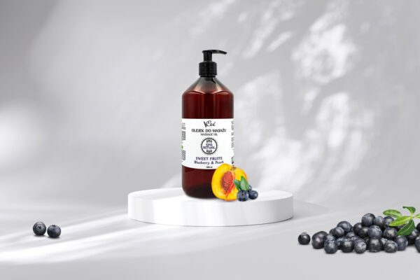 Prírodný vegánsky masážny olej Vcee 1000 ml - rôzne vôňe - 6857/JAZ