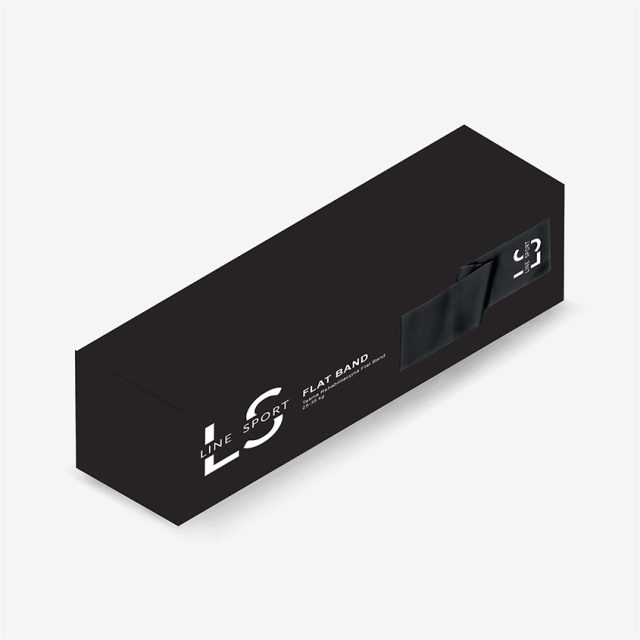 Line Sport Flat Band - very hard resistance 2m - black