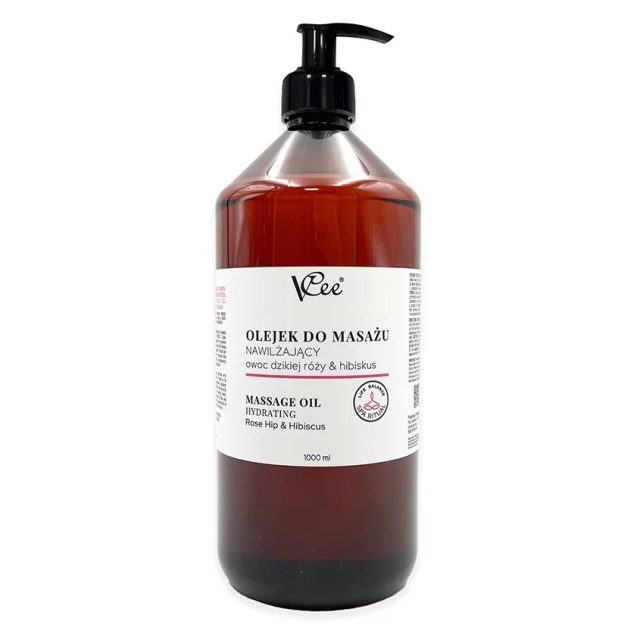 Prírodný vegánsky masážny olej Vcee 1000 ml - rôzne vôňe - 6857/SIP