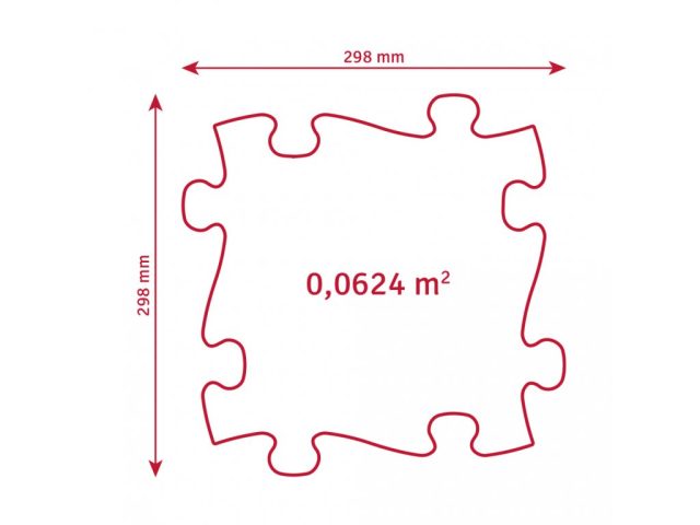Ortopedická podložka - Korene mäkké - Hnedá