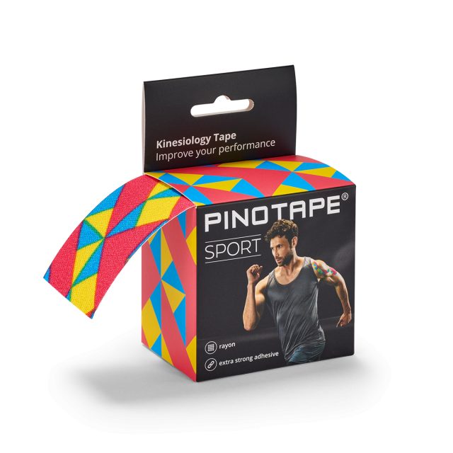 Pino Tape Sport – Kineziologický tejp 5 cm x 5 m - rôzne farby - Fialové motýle