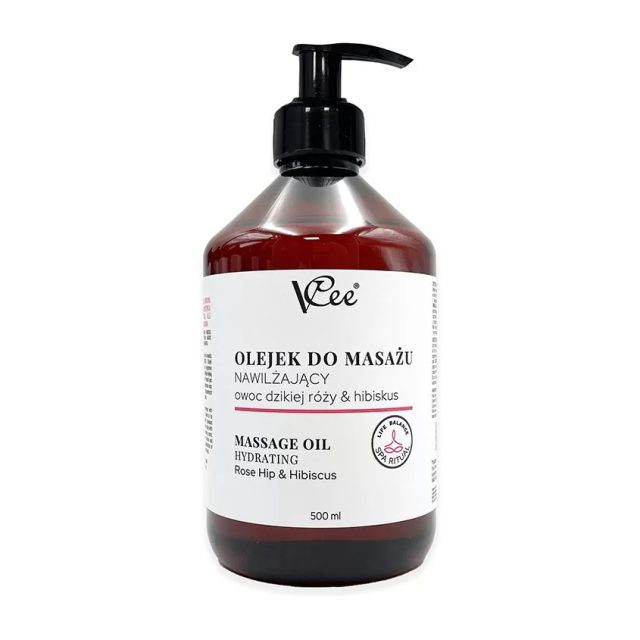 Prírodný vegánsky masážny olej Vcee 500 ml - rôzne vôňe - 6860/PKY