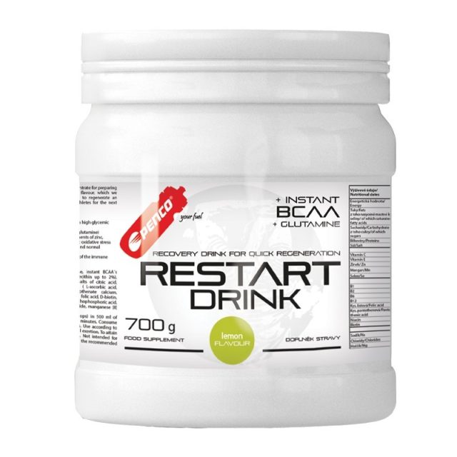 RESTART DRINK 700g, rôzne príchute - Citrón