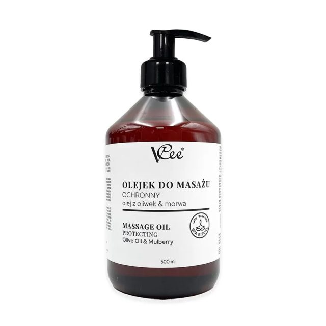 Prírodný vegánsky masážny olej Vcee 500 ml - rôzne vôňe - 6860/OLI