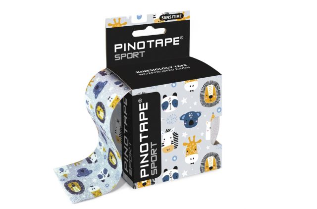 Pino Tape Sensitive – Kineziologický tejp 5 cm x 5 m - Biela
