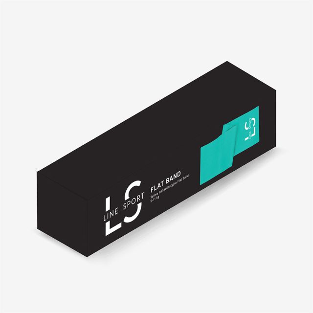 Line Sport Flat Band - light resistance 2m - green