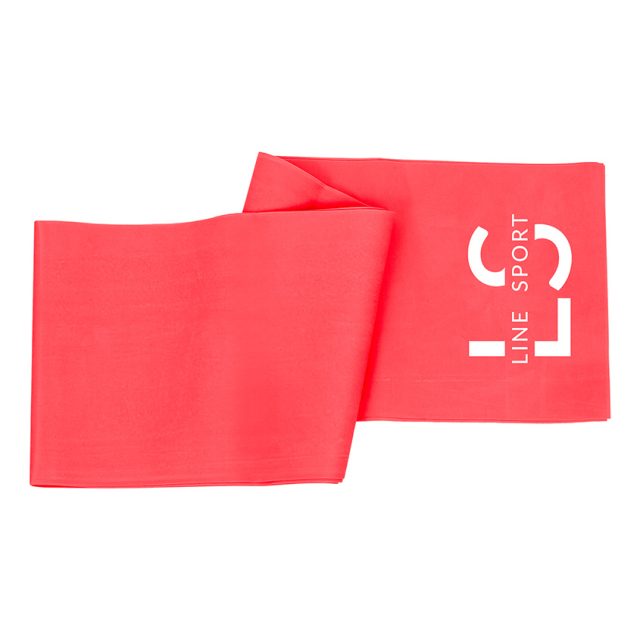 Line Sport Flat Band - hard resistance 2m - red