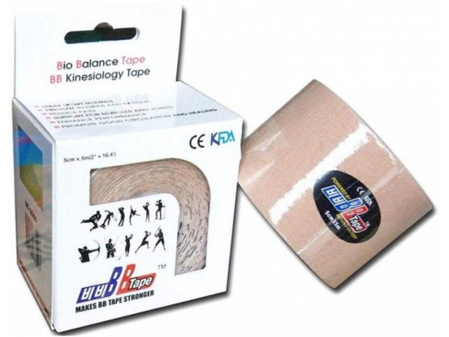 BB Tape - kineziologický tejp 5 cm x 5 m - rôzne farby - S mašličkami