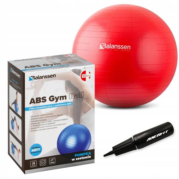 ABS Gym Ball Balanssen fitlopta - rôzne veľkosti - 6977/65
