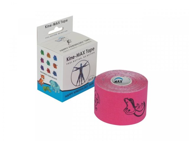Kine-MAX Tape Happy  5cm x 5m - rôzne farby - Modrá