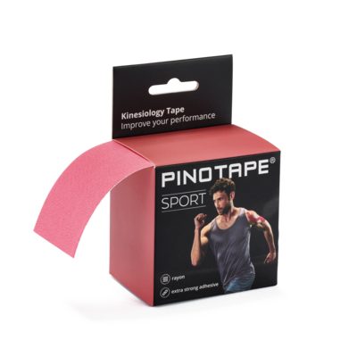 Pino Tape Sport – Kineziologický tejp 5 cm x 5 m - rôzne farby - Svetlá broskyňa