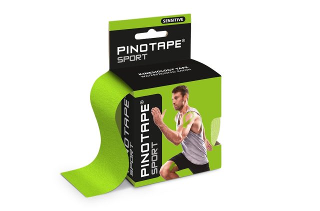 Pino Tape Sensitive – Kineziologický tejp 5 cm x 5 m - Limetková