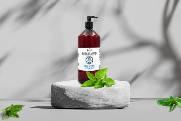 Prírodný vegánsky masážny olej Vcee 1000 ml - rôzne vôňe - 6857/AVO