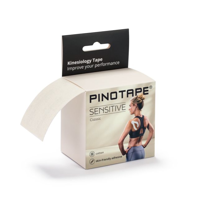 Pino Tape Therapy – Kineziologický tejp 5 cm x 5 m - Biela