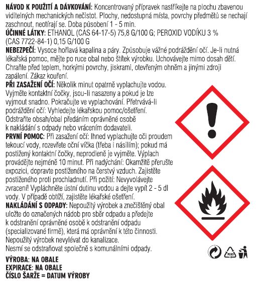 SAELA – Dezinfekcia na povrchy : Dezi Plus - 8472/100