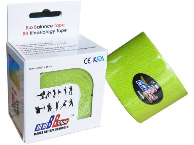 BB Tape - kineziologický tejp 5 cm x 5 m - rôzne farby - Modrá