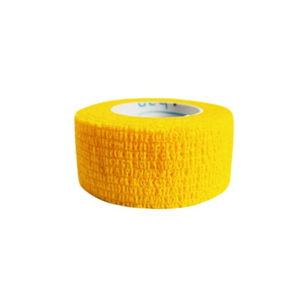 Stokban elastický samolepiaci obväz 2,5 cm x4 ,5 m – rôzne farby - Žltá