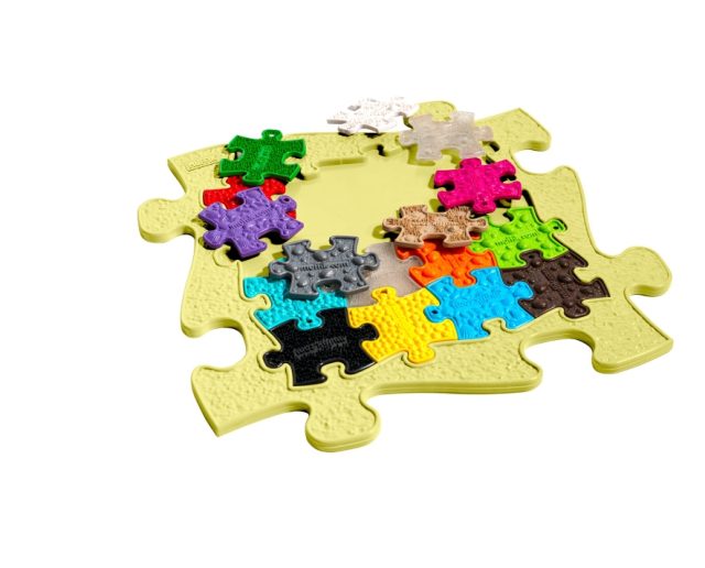 Ortopedická podložka - Puzzles in Puzzle - Béžová