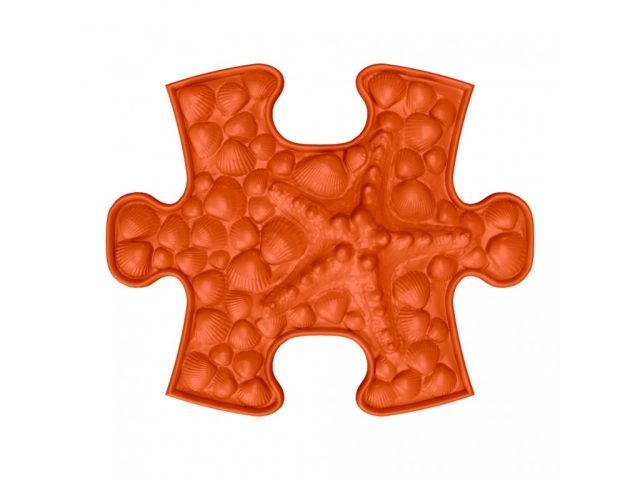 Ortopedická podložka - Hviezdica mini tvrdá - Oranžová
