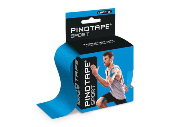 Pino Tape Sensitive – Kineziologický tejp 5 cm x 5 m - Modrá