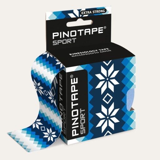 Pino Tape Sport – Kineziologický tejp 5 cm x 5 m - rôzne farby - Malinová