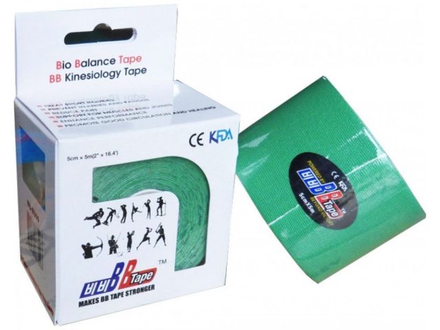 BB Tape - kineziologický tejp 5 cm x 5 m - rôzne farby - Biela