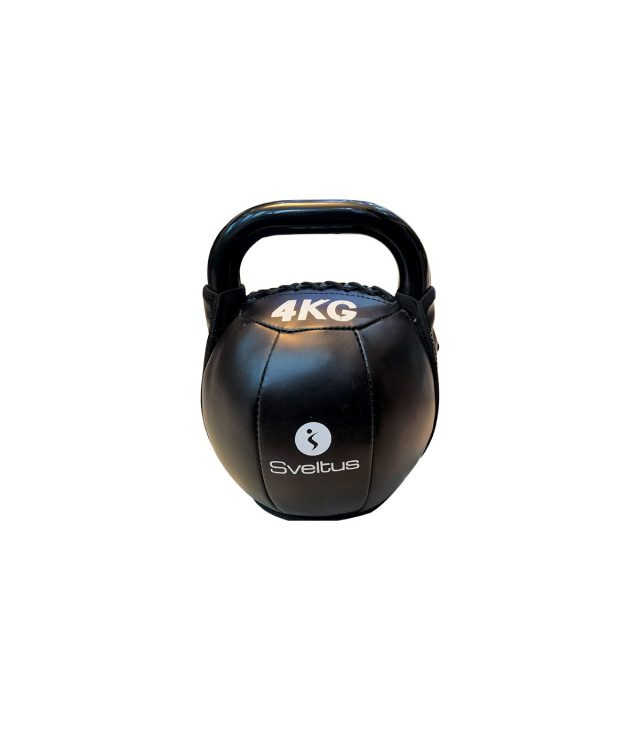 Sveltus Kettlebell Soft čierny - od 4 kg do 16 kg - 1004